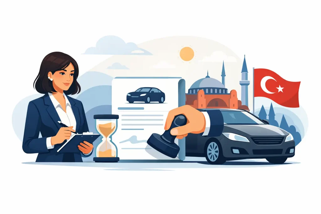 Cât durează procura auto pentru Turcia