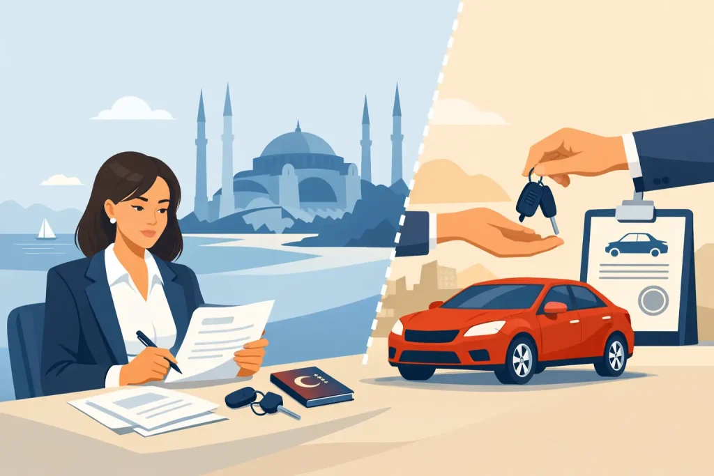 Împuternicire sau acte auto Turcia fără intermediari?