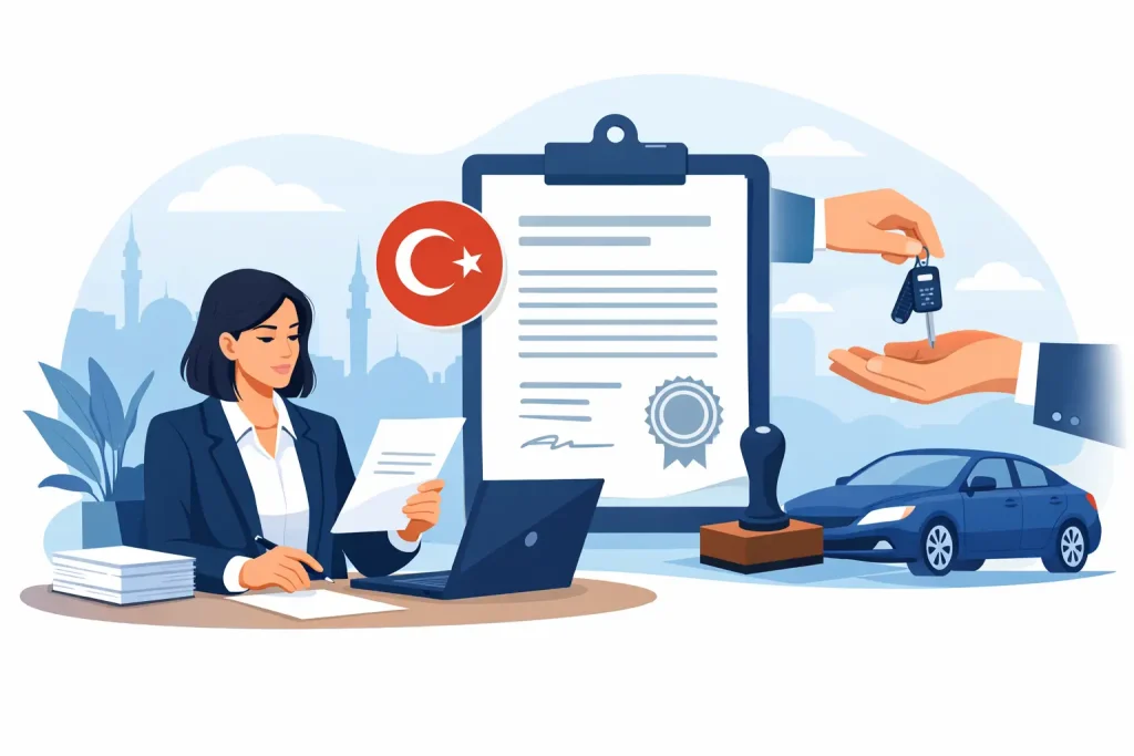 Traducere autorizată în turcă pentru procură auto
