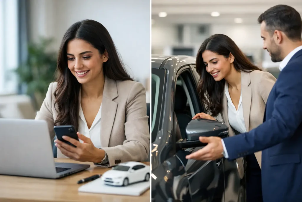 Procura auto online vs la birou: ce alegi?