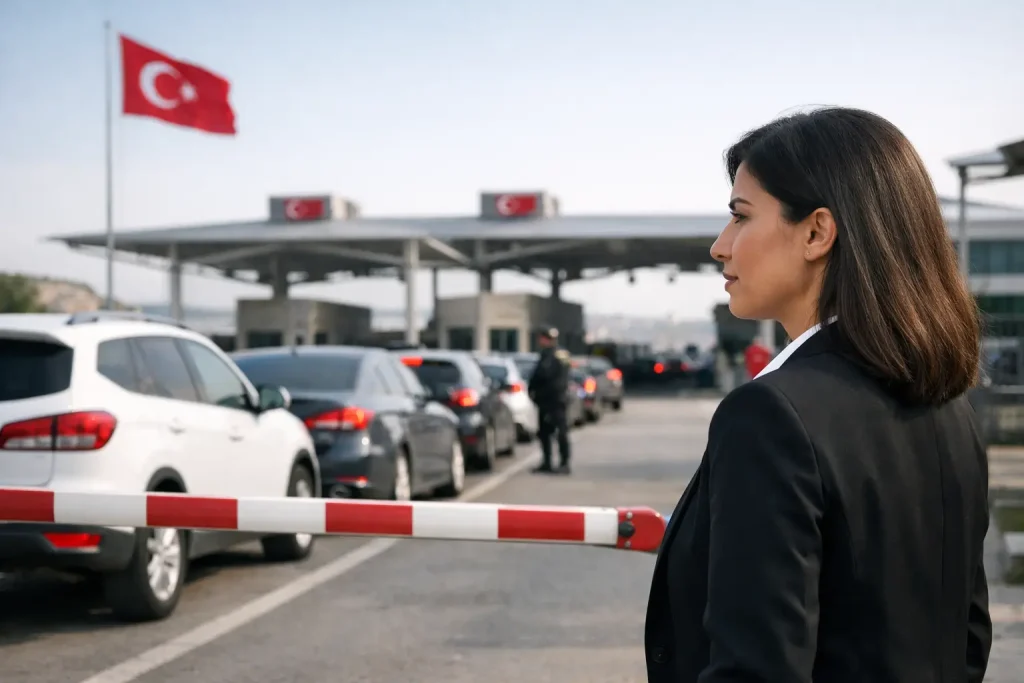 Erori procuri auto care blochează intrarea în Turcia